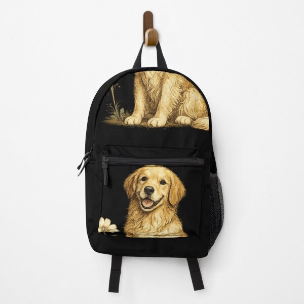 Item preview, Cute Golden Retriever with Daisy Flower, Happy Dog Lover Gift designed and sold by MonaRose_Art.