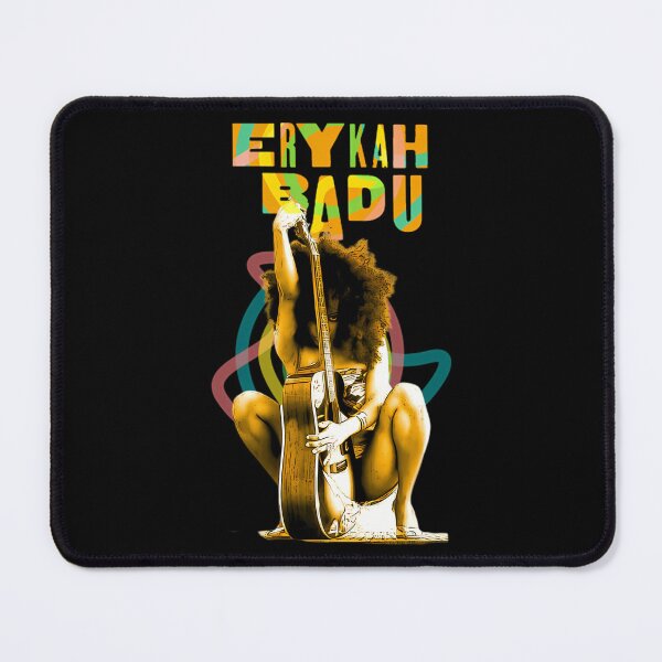 Item preview, Erykah Badu Neo Soul Vintage Acoustic Guitar Art designed and sold by RobynPeckArt.