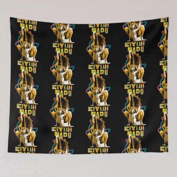 Item preview, Erykah Badu Neo Soul Vintage Acoustic Guitar Art designed and sold by RobynPeckArt.
