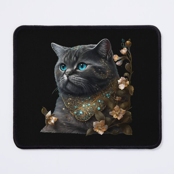 Item preview, Enchanting Cat with Blue Eyes and Golden Sparkle designed and sold by SoyLamderma.