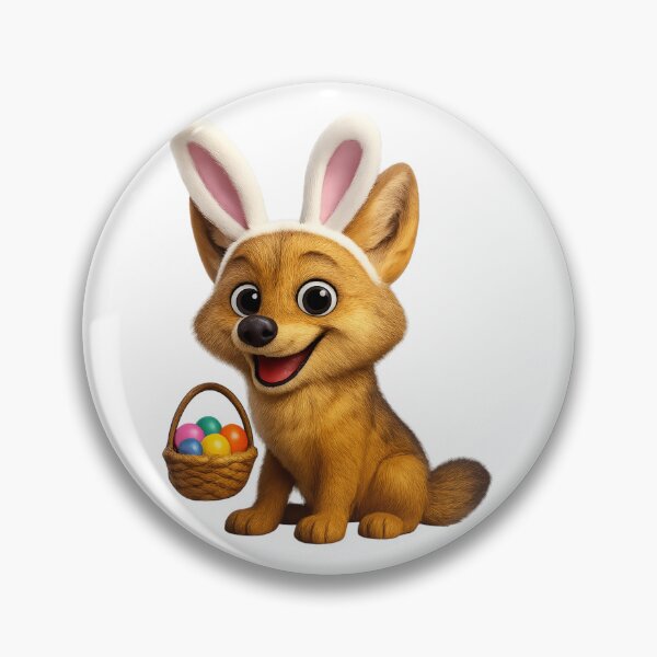Item preview, Easter Golden Jackal designed and sold by Sillytoe.