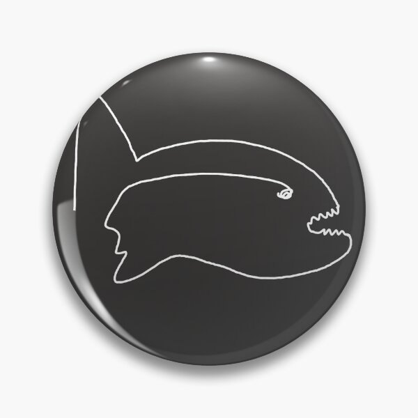 Item preview, Minimalist Piranha Continuous Line Drawing (White Version) designed and sold by urnit.