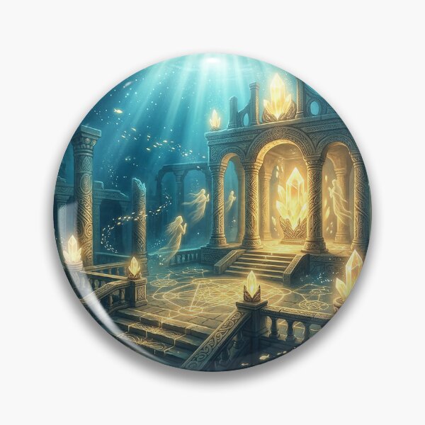 Item preview, Temple of Lemuria — Crystal Sanctuary Beneath the Waves designed and sold by Hawaii26.
