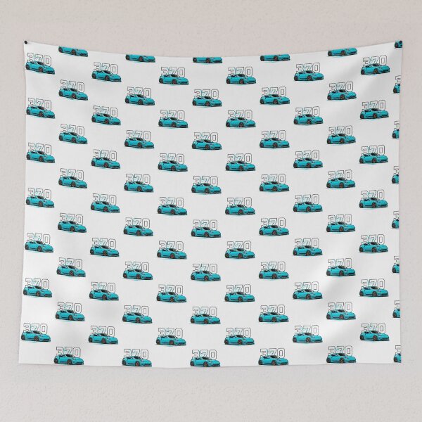 Item preview, Blue Nissan Fairlady Z – Retro Sports Car Art Print, Classic Japanese Muscle | Perfect Gift For You And Friends designed and sold by RomArtiePR.