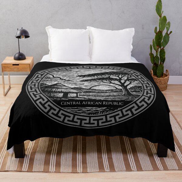 Item preview, Central African Republic Vintage Woodcut Art designed and sold by Thistle-TShop.