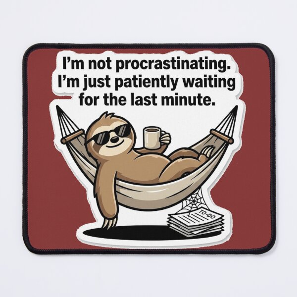 Item preview, Expert procrastinator (put real title here) designed and sold by Parody-is-King.