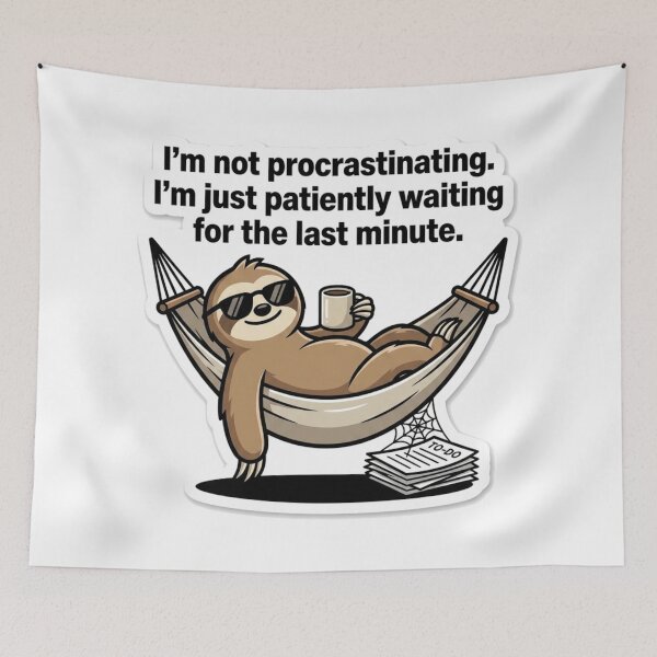Item preview, Expert procrastinator (put real title here) designed and sold by Parody-is-King.