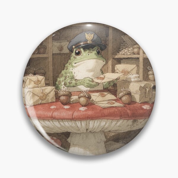 Item preview, Toad Running the Mushroom Post Office designed and sold by PictorialWhimsy.