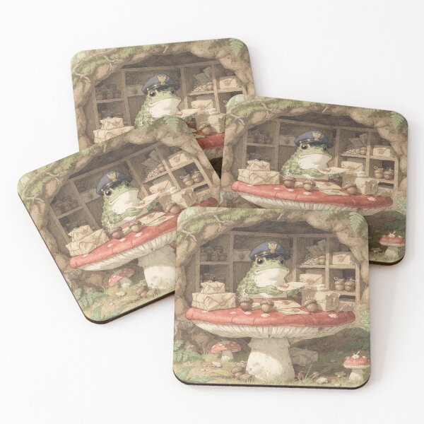Item preview, Toad Running the Mushroom Post Office designed and sold by PictorialWhimsy.