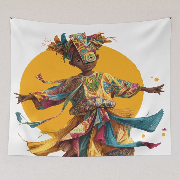 Item preview, Future Moko Jumbie In the Sun designed and sold by RichardRags.
