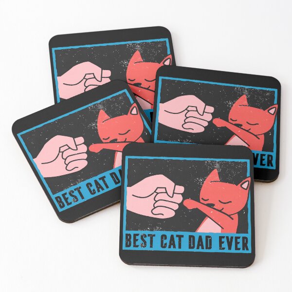 Item preview, Best Cat Dad Ever Fist Bump designed and sold by SoyLamderma.