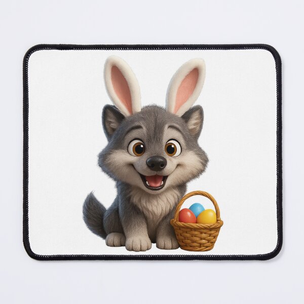 Item preview, Easter Gray Wolf designed and sold by Sillytoe.