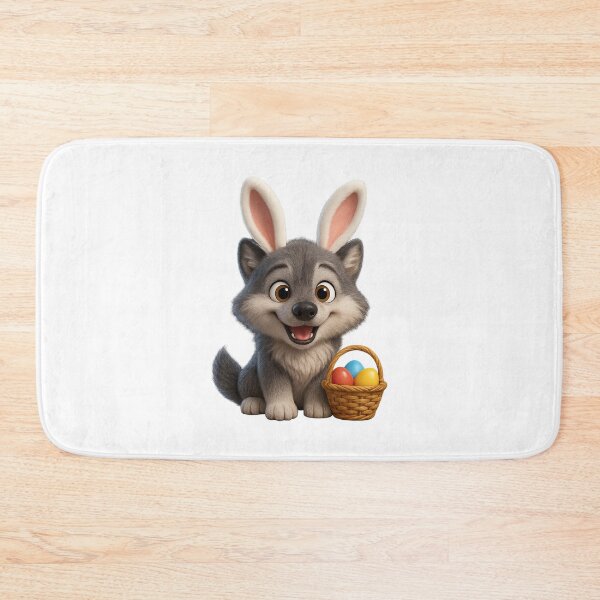 Item preview, Easter Gray Wolf designed and sold by Sillytoe.