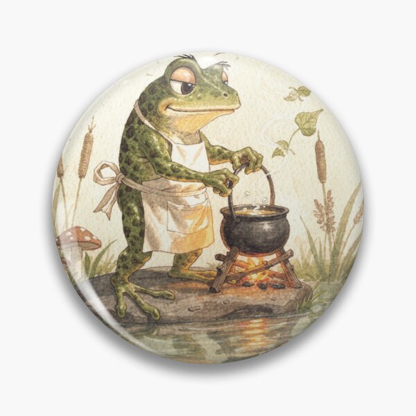 Item preview, Cottagecore Frog Brewing Questionable Tea designed and sold by PictorialWhimsy.