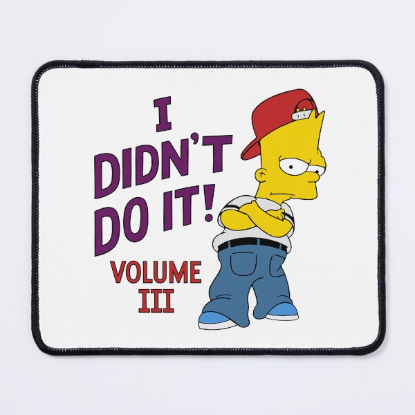 Item preview, I Didn't Do It - Bart Simpson designed and sold by rockbottomau.