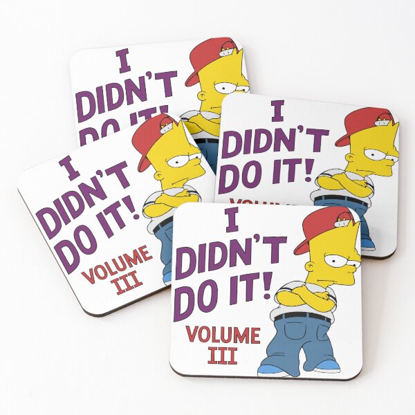 Item preview, I Didn't Do It - Bart Simpson designed and sold by rockbottomau.
