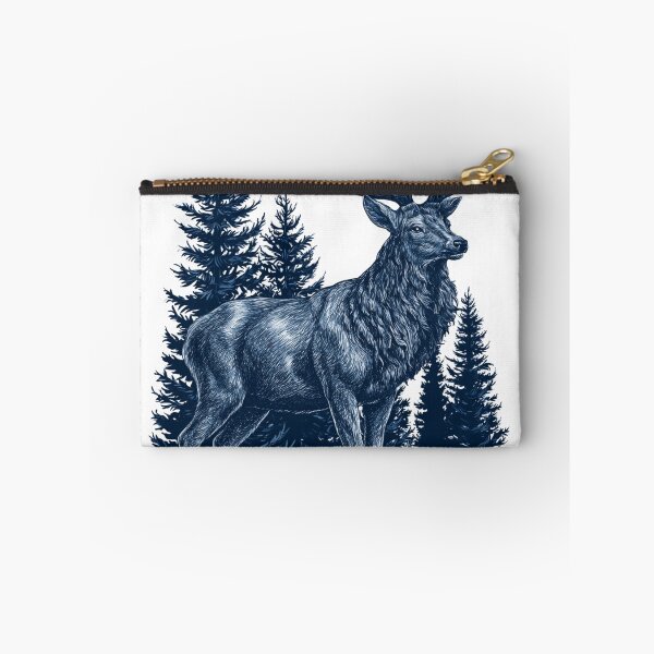 Item preview, Mystical Forest Stag Antlers Line Art designed and sold by TrendyGalaxy.