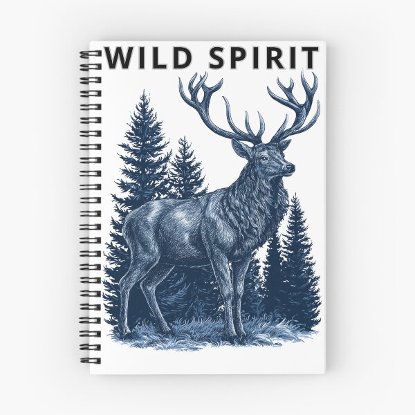 Item preview, Mystical Forest Stag Antlers Line Art designed and sold by TrendyGalaxy.