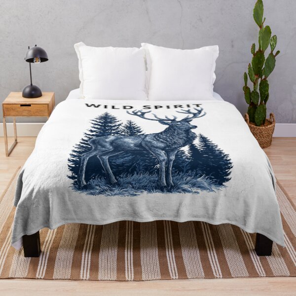 Item preview, Mystical Forest Stag Antlers Line Art designed and sold by TrendyGalaxy.