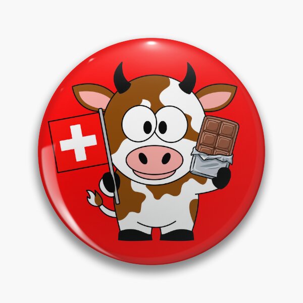 Item preview, Swiss chocolate cow designed and sold by QuanntixArt.