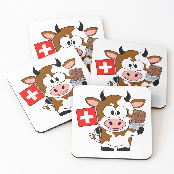 Item preview, Swiss chocolate cow designed and sold by QuanntixArt.