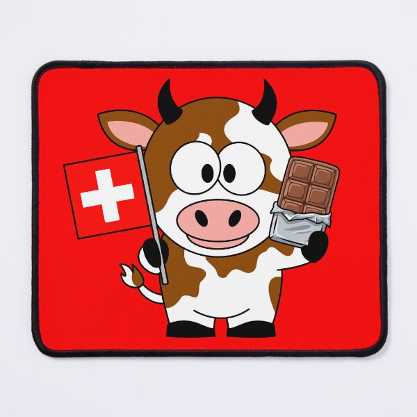 Item preview, Swiss chocolate cow designed and sold by QuanntixArt.