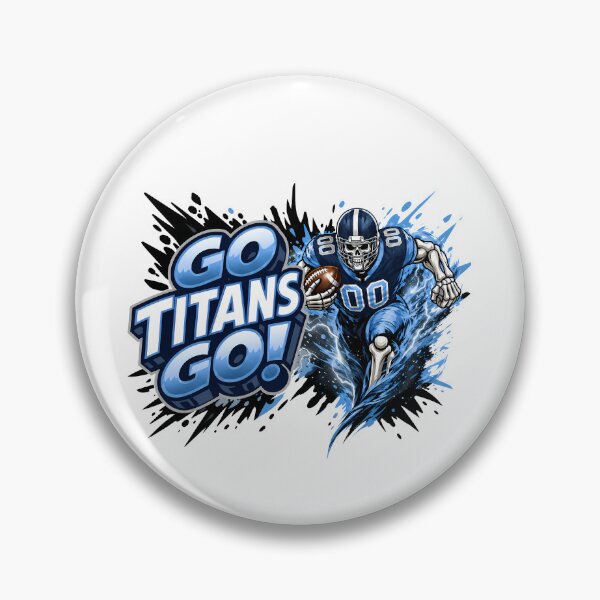 Aperçu de l'œuvre Allez les Titans ! Fan de football américain des Titans du Tennessee n° 0065 créée et vendue par GLUVY-THEME.
