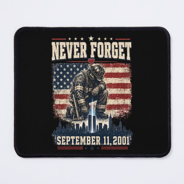Item preview, Never Forget September 11 2001 Memorial Day USA Flag designed and sold by Jikkermanccini.