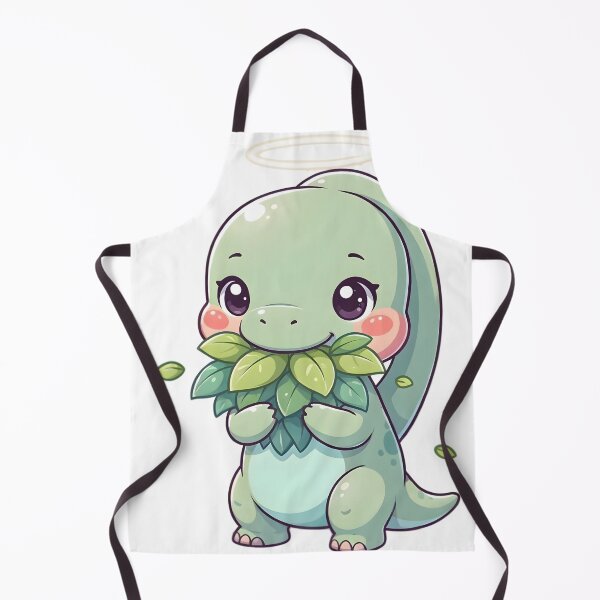 Item preview, Cute Kawaii Parasaurolophus Dinosaur Sticker designed and sold by ChibiPCStudio.