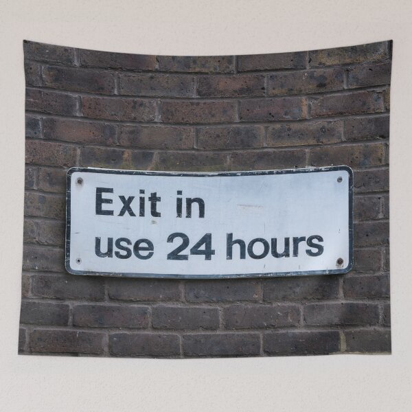 Item preview, Sign board on brickwall designed and sold by assaf.