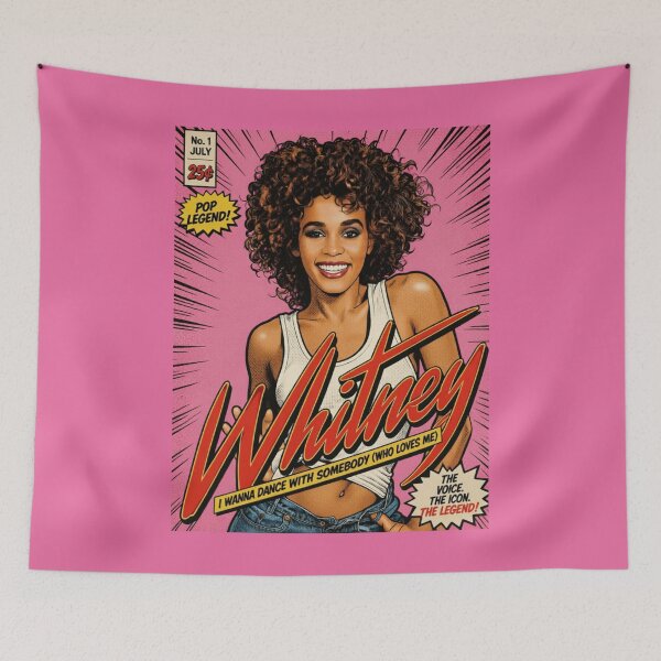 Artikelvorschau, Whitney Houston Retro-Comic-Porträt entworfen und verkauft von Vicky021.