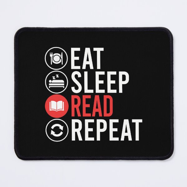 Item preview, Eat Sleep Read Repeat Book Lover Reading designed and sold by teeperfect.