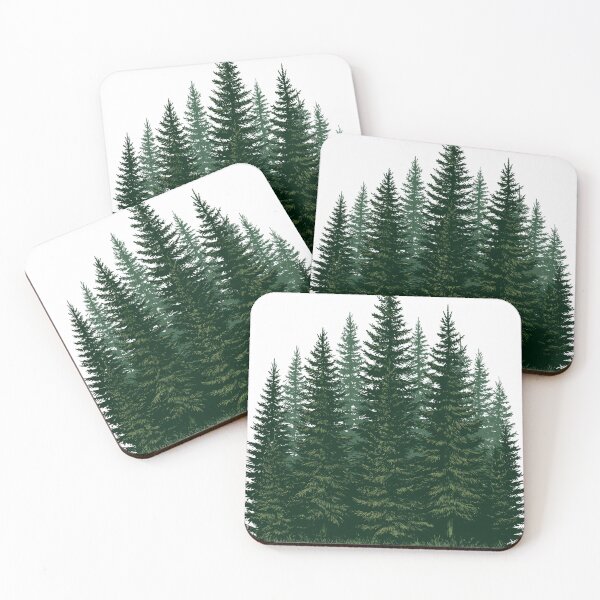 Item preview, Pine Tree Forest Line High Contrast T-Shirt Graphic designed and sold by TrendyGalaxy.