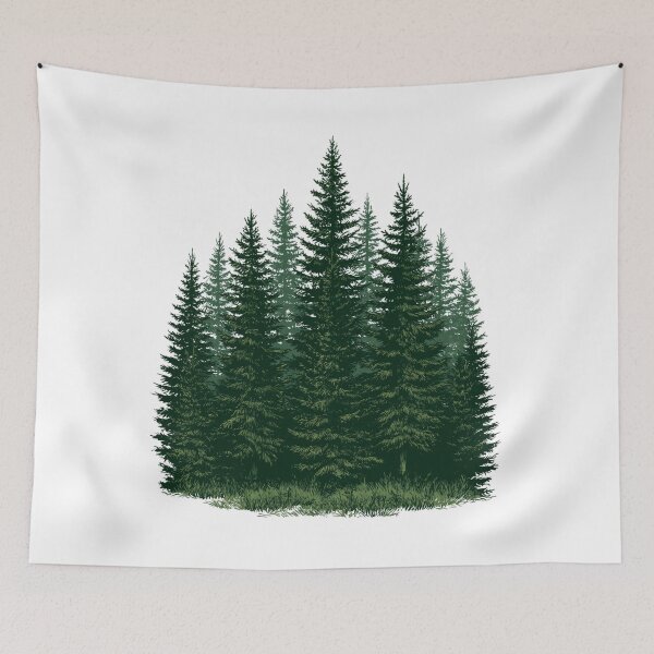 Item preview, Pine Tree Forest Line High Contrast T-Shirt Graphic designed and sold by TrendyGalaxy.