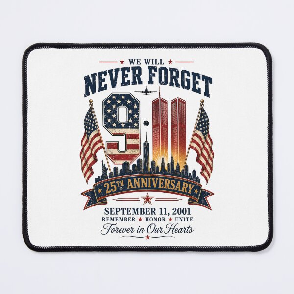 Item preview, We Will Never Forget 9/11 25th Anniversary designed and sold by Jikkermanccini.