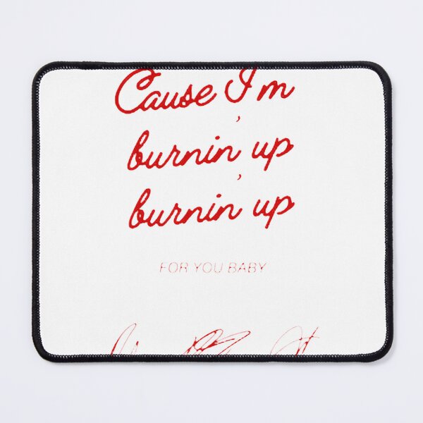 Item preview, Jonas Brothers Burnin' Up Lyrics Retro Fan Art Merch | ⭐⭐⭐⭐⭐ designed and sold by tilt-shift.