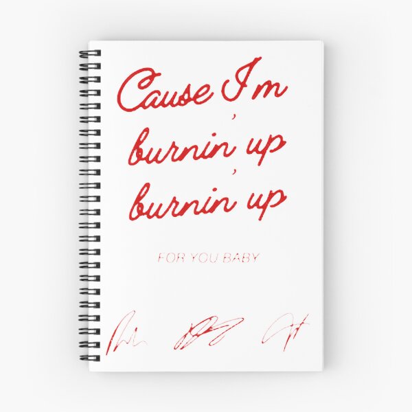 Item preview, Jonas Brothers Burnin' Up Lyrics Retro Fan Art Merch | ⭐⭐⭐⭐⭐ designed and sold by tilt-shift.