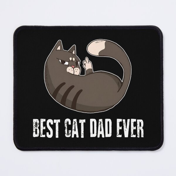 Item preview, Funny Grumpy Cat Middle Finger Best Cat Dad designed and sold by SoyLamderma.