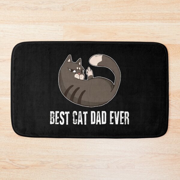 Item preview, Funny Grumpy Cat Middle Finger Best Cat Dad designed and sold by SoyLamderma.