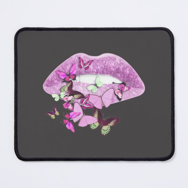 Item preview, Butterflies Sparkling Lips Kiss | Limited Edition designed and sold by KashRockit.