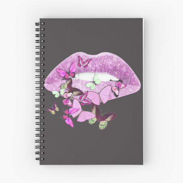 Item preview, Butterflies Sparkling Lips Kiss | Limited Edition designed and sold by KashRockit.