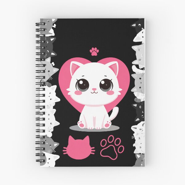 Item preview, Cute Kawaii Cat Love Phone Case – Pink Heart Kitty Design designed and sold by IMuDesigner.