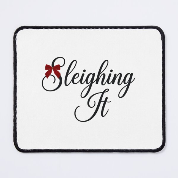 Item preview, Sleighing It Funny Christmas Typography designed and sold by KingP1.