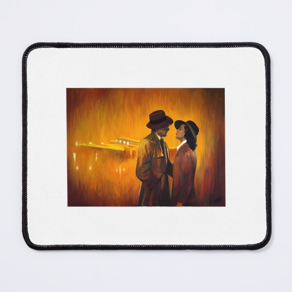 Item preview, Casablanca Ending Scene Art Print | Iconic Movie Moment | Limited Edition designed and sold by KashRockit.