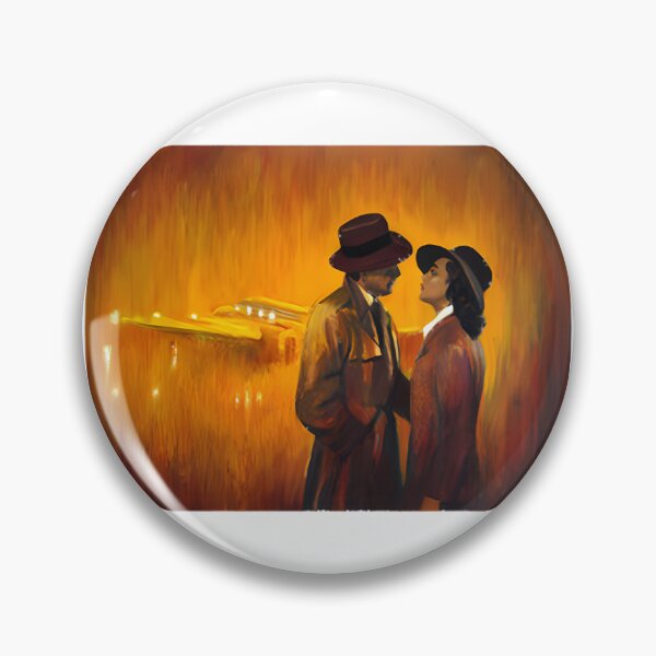 Item preview, Casablanca Ending Scene Art Print | Iconic Movie Moment | Limited Edition designed and sold by KashRockit.