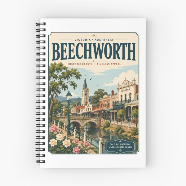 Item preview, Beechworth, Victoria Australia  designed and sold by PamLeeDesign.