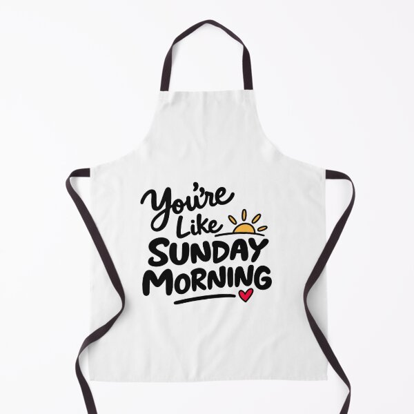Item preview, You're Like Sunday Morning Romantic Love Typography Design designed and sold by Lovestickerco.