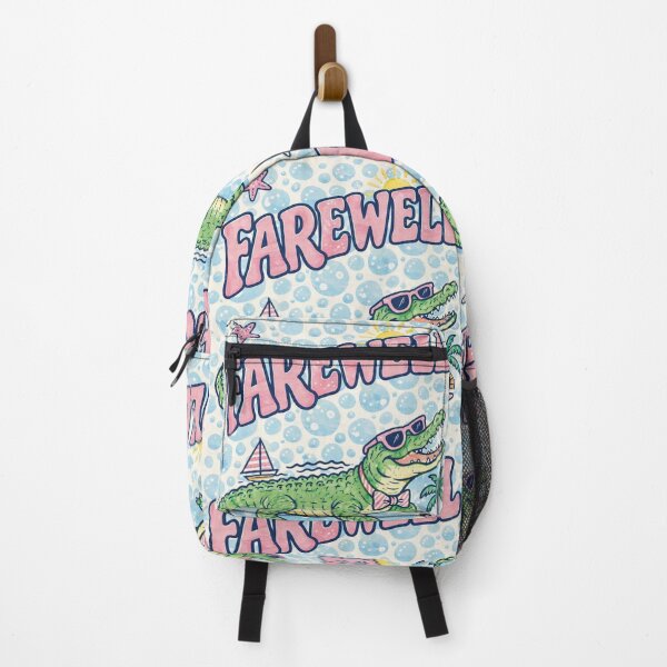 Item preview, Farewell Alligator Bubble‑Goodbye – Tropical Cute Sendoff designed and sold by Mindful56.