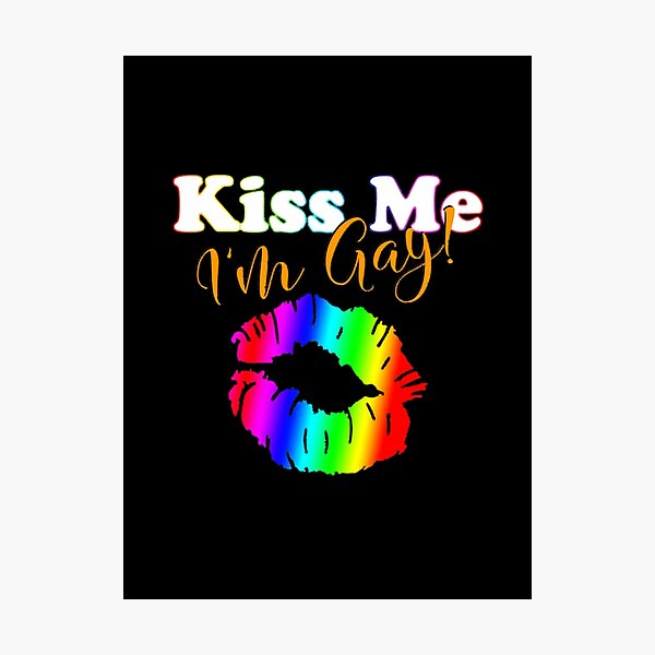 Item preview, Kiss Me Im Gay | Limited Edition designed and sold by KashRockit.