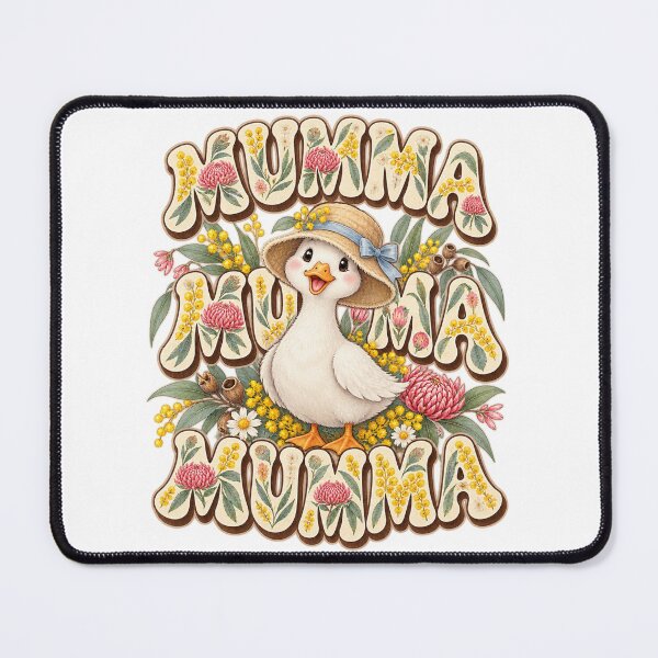 Item preview, Mumma Mumma Mumma Cute Aussie Spring Duck Wattle Waratah Garden designed and sold by Yellowriversss.